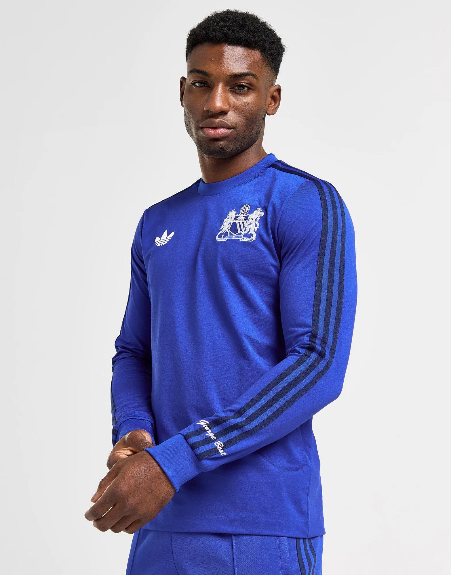 adidas Originals Manchester United FC George Best Long Sleeve Shirt