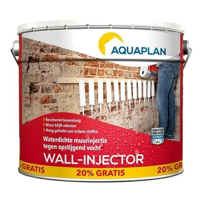 AQUAPLAN WALLINJECTOR REFILL 10L+20% | PROFESSIONELE INJECTIEVLOEISTOF