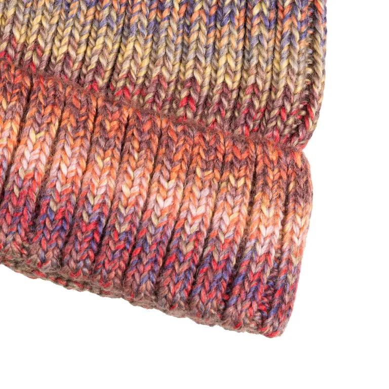 Aries Rib Knit Space Dye Beanie Petrol
