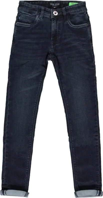Cars slim fit jog denim Burgo blue black Jeans Blauw Jongens Katoen Effen 110
