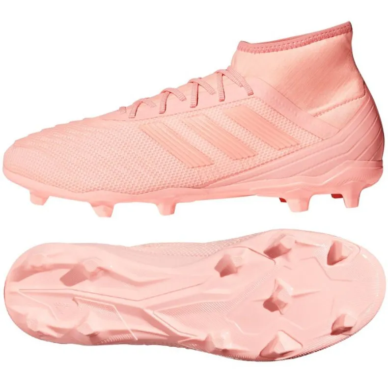De adidas Predator 18.2 Fg voetbalschoenen roze
