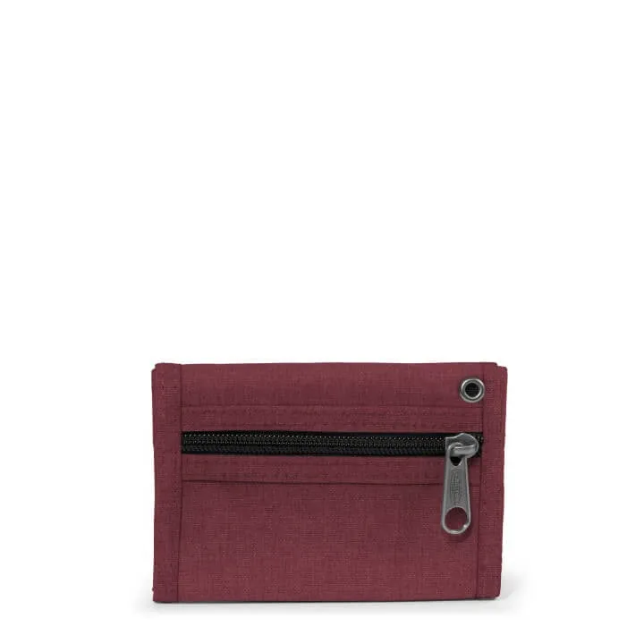 Eastpak Crew Portemonnee met Klittenbandsluitting Crafty Wine