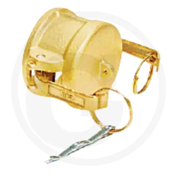 Eindkappen type: dc messing 1 inch nw 16 bar camlock systeem