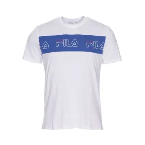 Fila Man Aki Tee Bright White/Lapis Blue