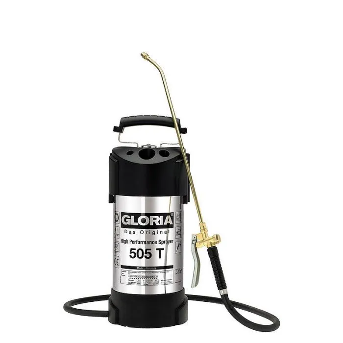 GLORIA 505T HOGEDRUKSPUIT ROESTVASTSTAAL  5 LITER  6 BAR  000505.0000