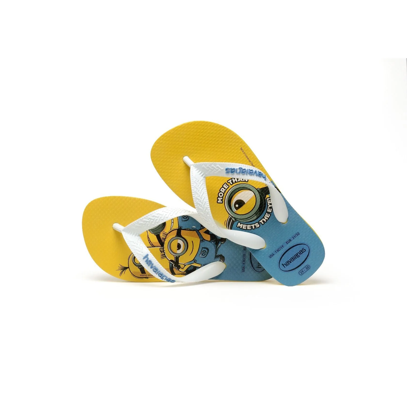 Havaianas minions slipper yellow citric / white    