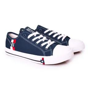 Herenschoenen Big Star HH174326 Marineblauwe sneakers