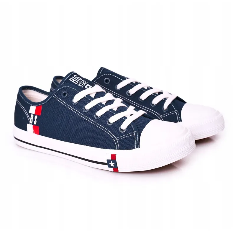 Herenschoenen Big Star HH174326 Marineblauwe sneakers