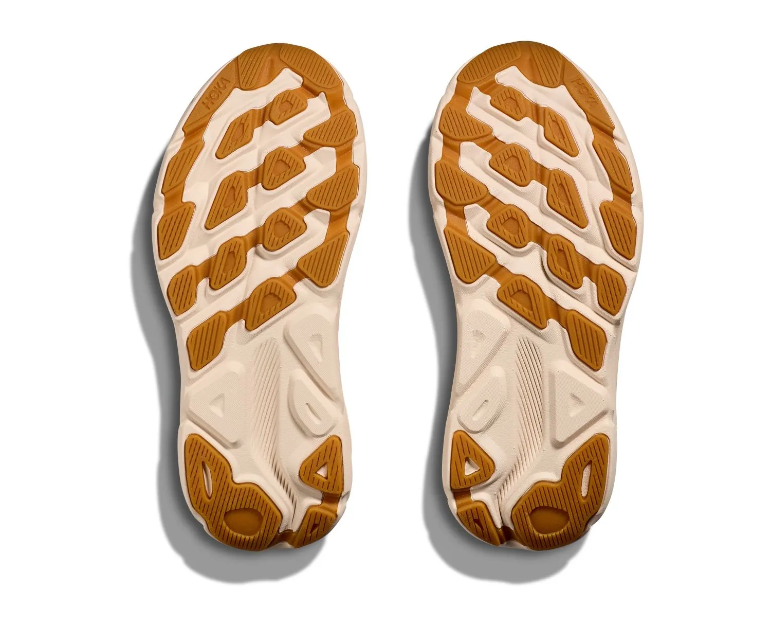 Hoka Clifton 9 hardloopschoenen roze/beige dames