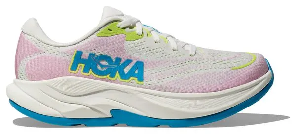 Hoka Rincon 4 Damesschoenen Wit/Roze/Blauw
