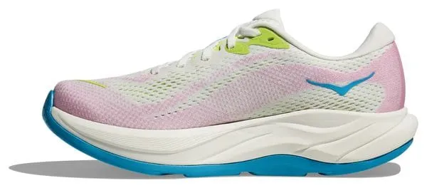 Hoka Rincon 4 Damesschoenen Wit/Roze/Blauw