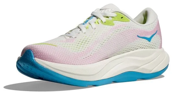 Hoka Rincon 4 Damesschoenen Wit/Roze/Blauw