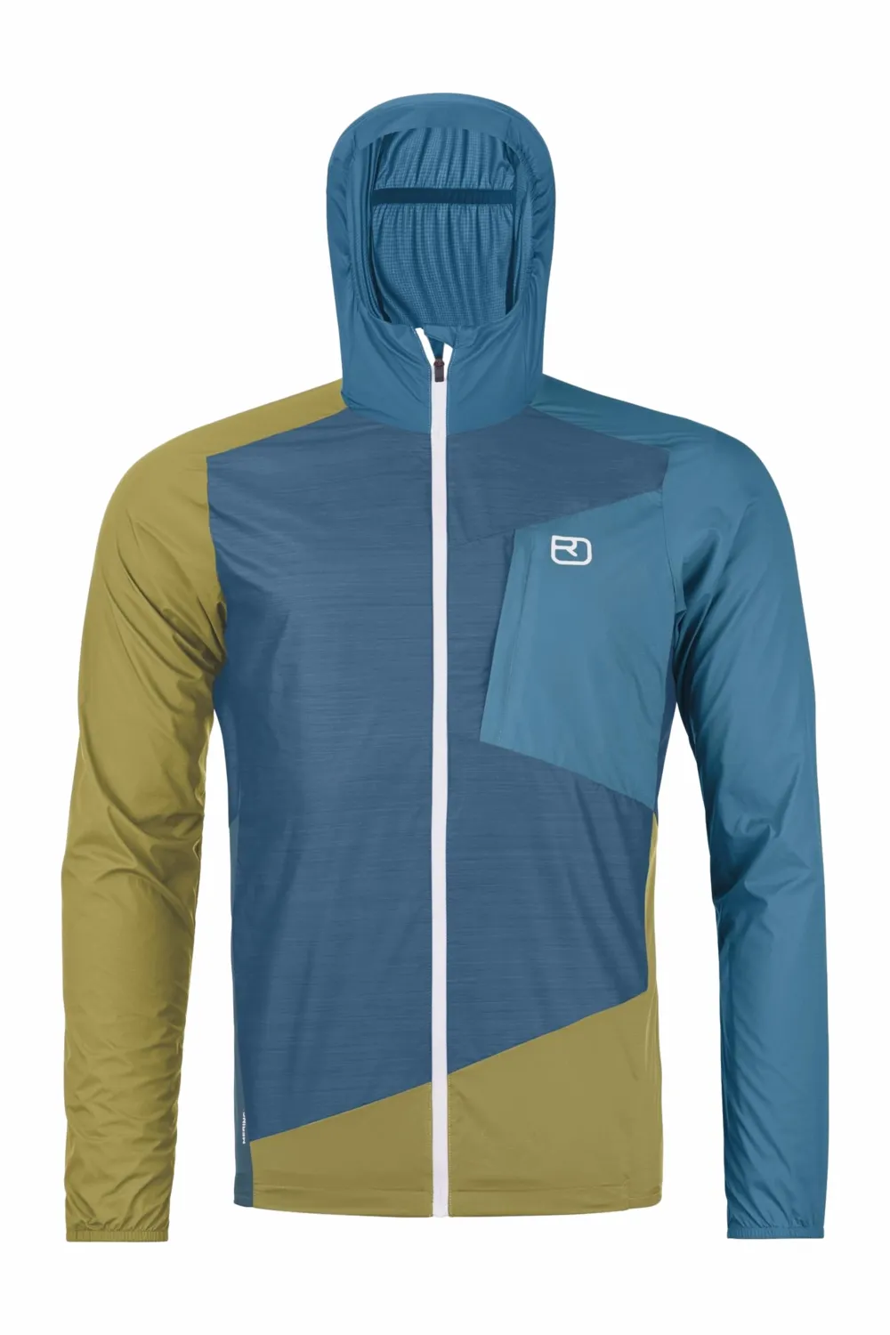 Jas Ortovox Men Windbreaker Petrol Blue