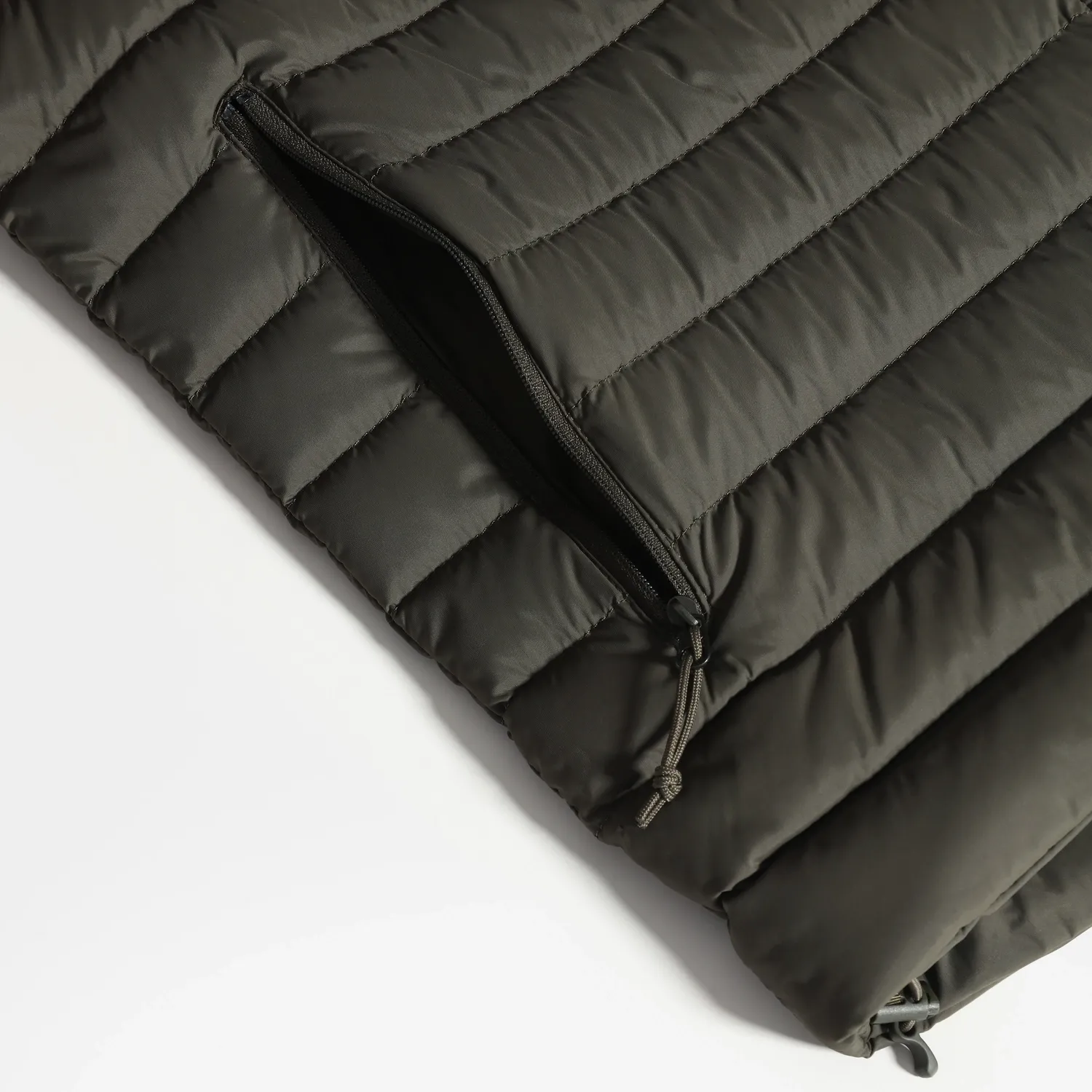 Jas The North Face Men Stretch Down Jacket New Taupe Green/TNF Black