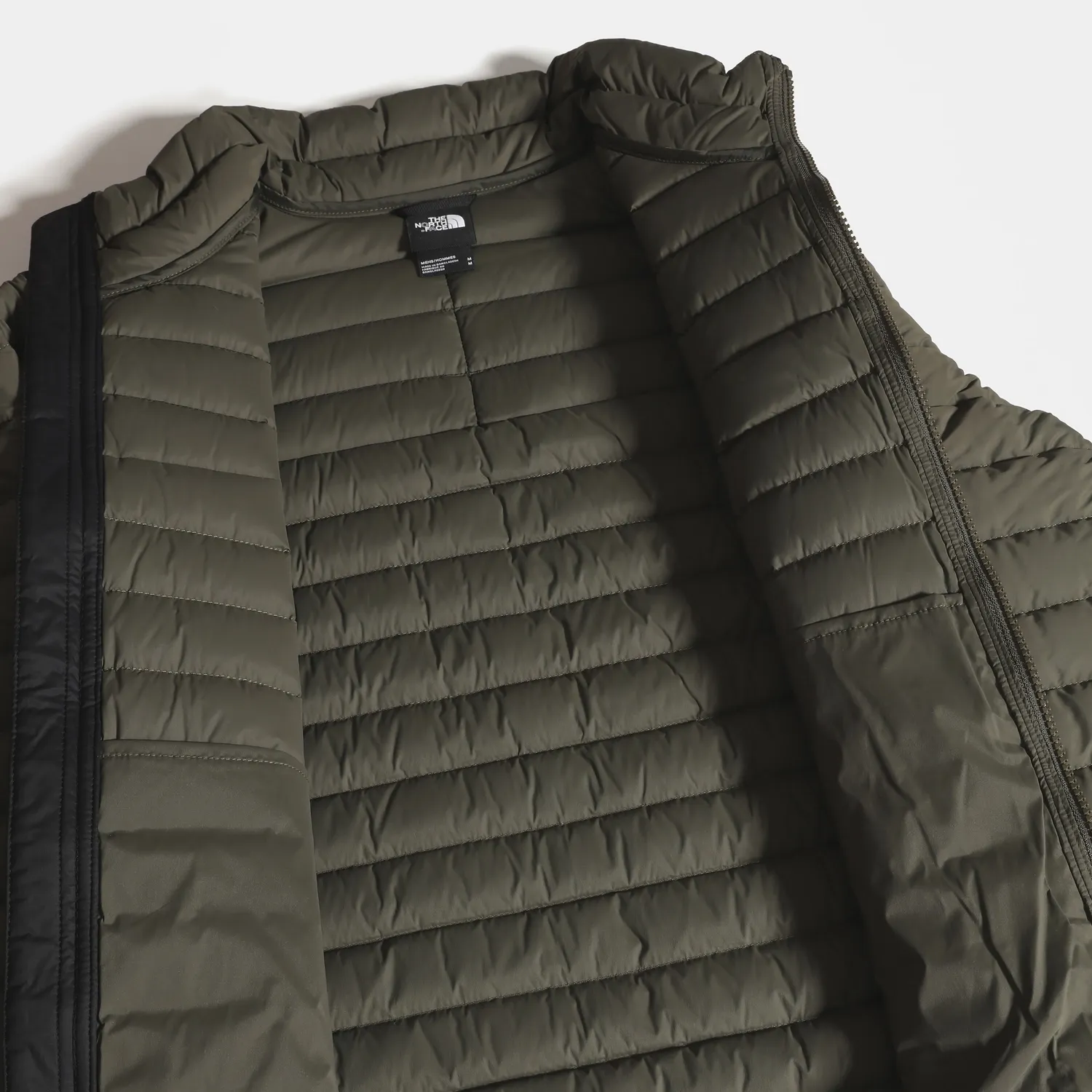 Jas The North Face Men Stretch Down Jacket New Taupe Green/TNF Black