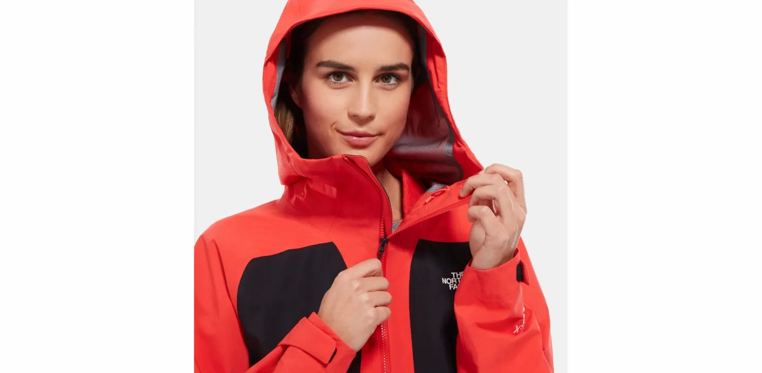 Jas The North Face Women Impendor Cknit Shell Juicy Red TNF Black
