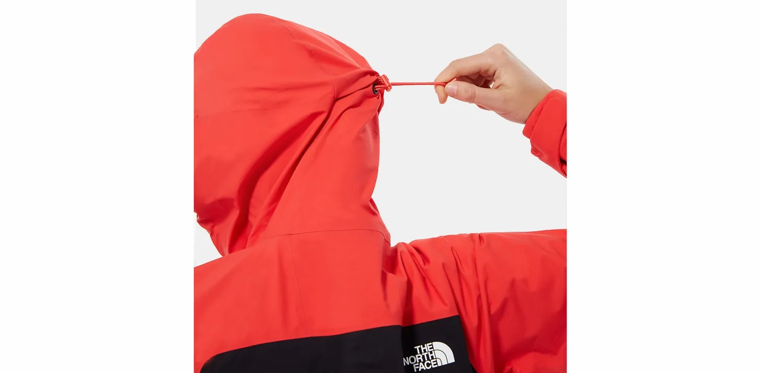 Jas The North Face Women Impendor Cknit Shell Juicy Red TNF Black