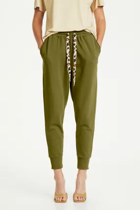 Karen by Simonsen Jersey pant Gwen groen KAREN-BY-SIMONSEN