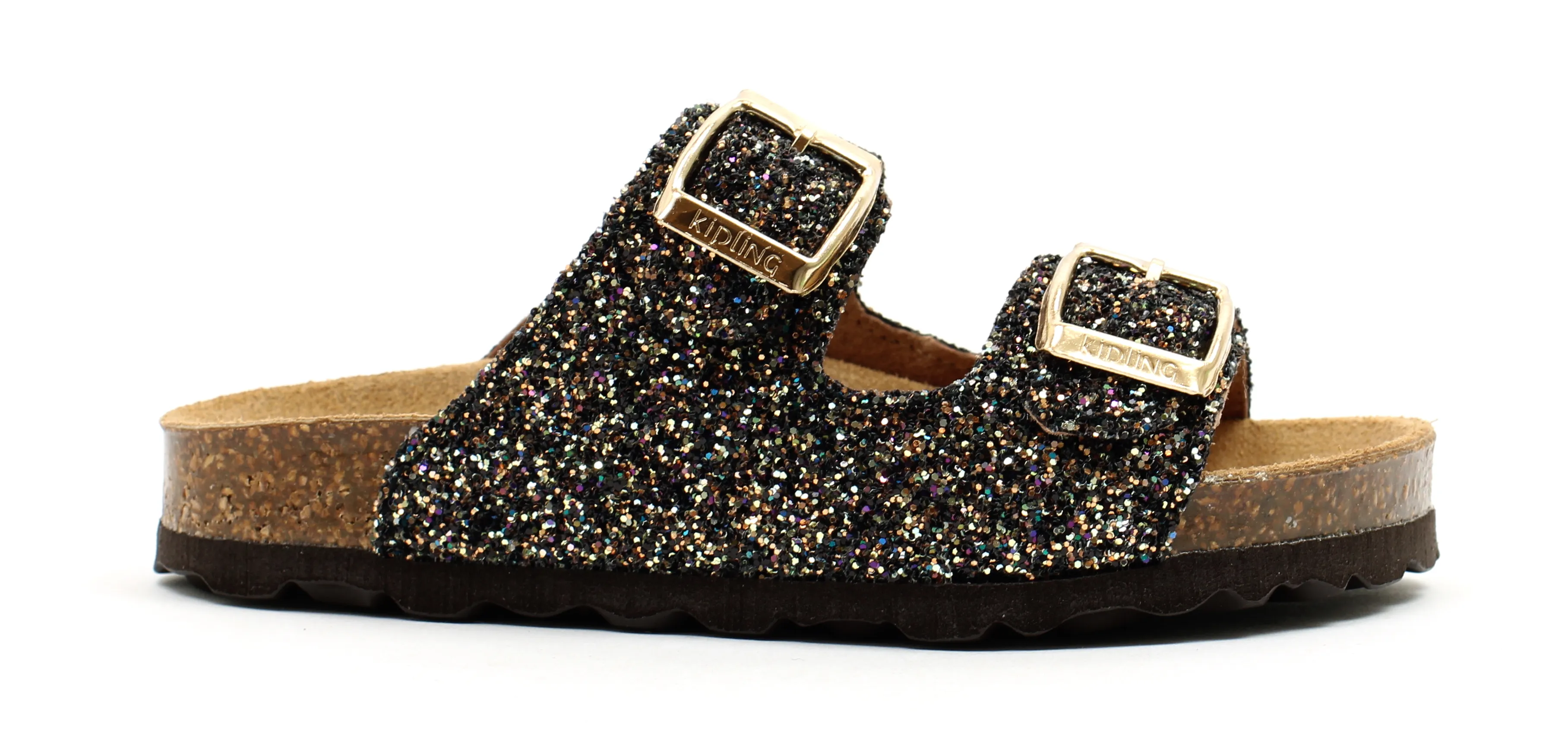 KIPLING  SLIPPERZWART GLITTER (MAAT 2841)