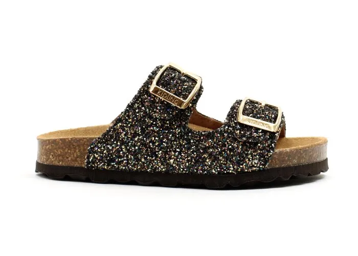 KIPLING  SLIPPERZWART GLITTER (MAAT 2841)