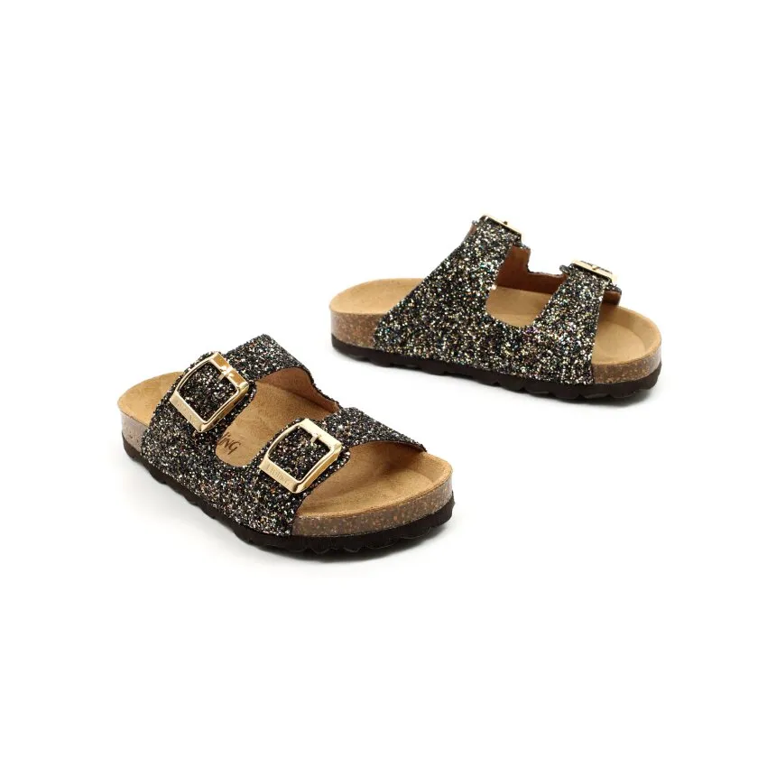 KIPLING  SLIPPERZWART GLITTER (MAAT 2841)