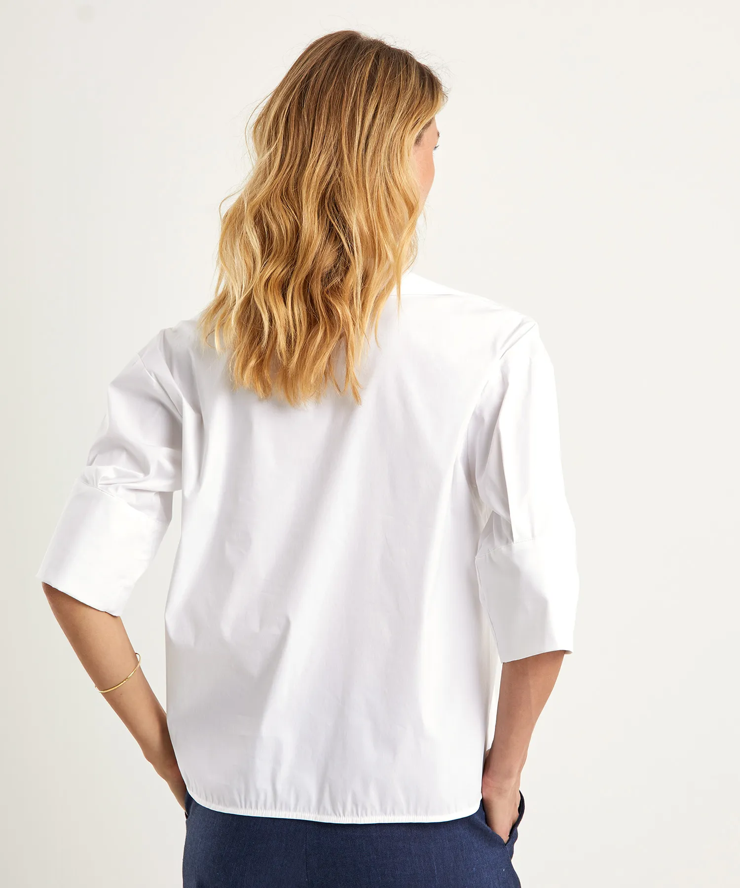 LaSalle blouse satin cotton