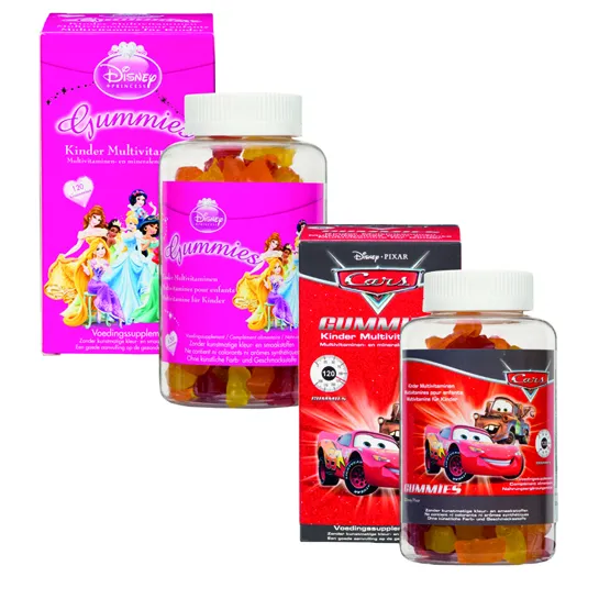 Multivitaminen voor kinderen Cars of Princess
