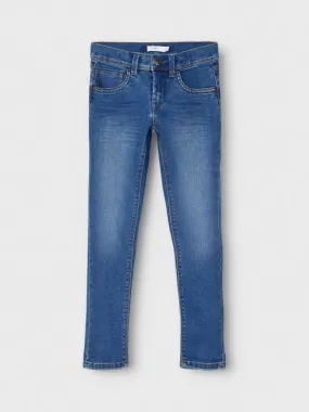      Name it Nkmrobin Dnmtax Pant Noos - Blauw   