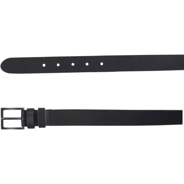 No Excess Belt leather buckle black