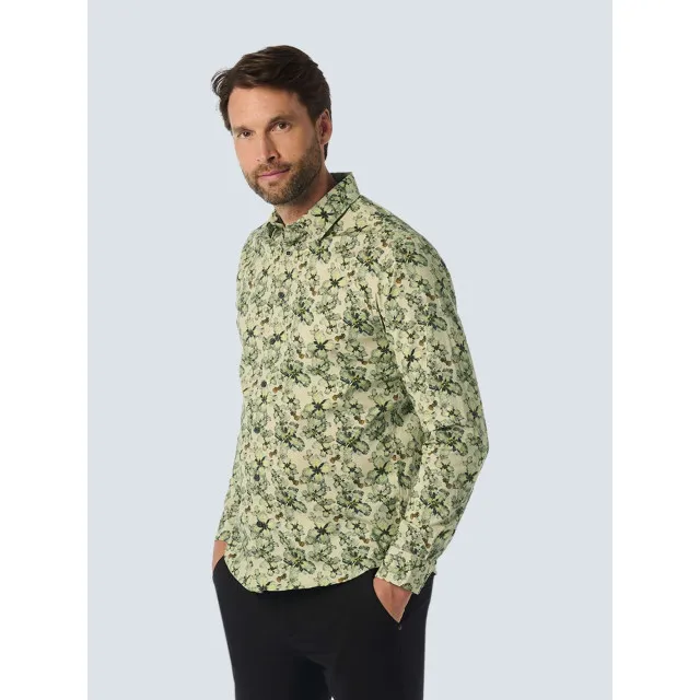 No Excess Shirt stretch allover printed cement