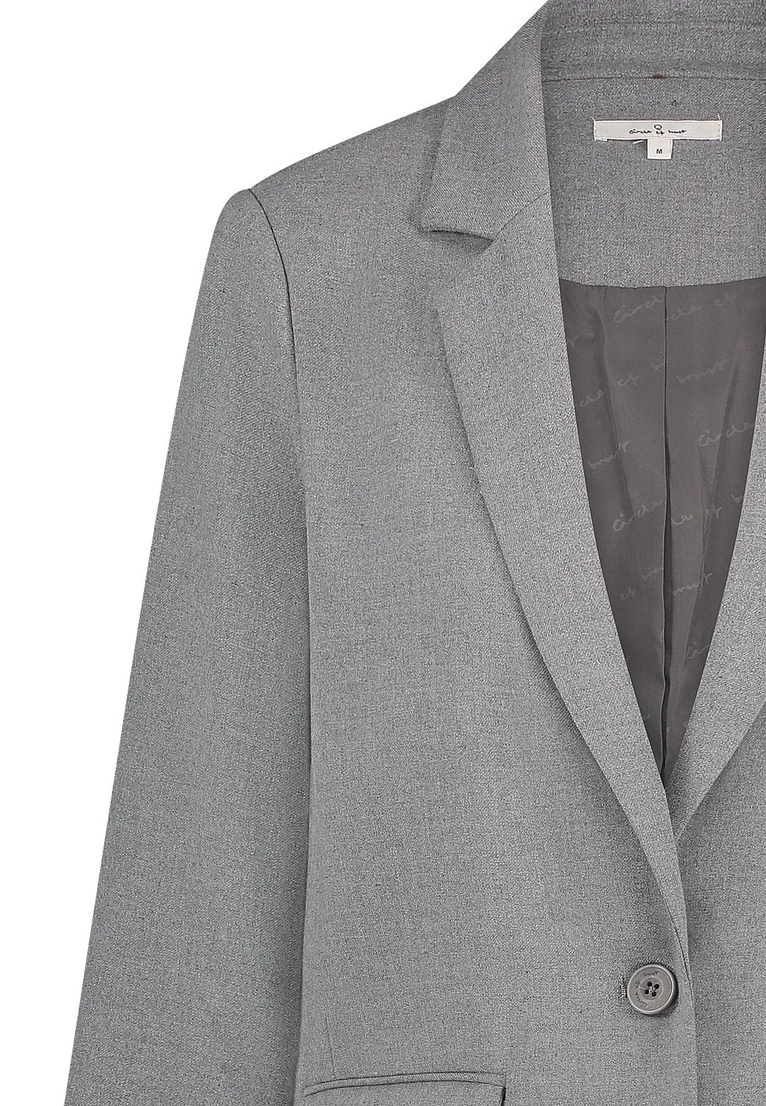 Nora Blazer Grey Melange