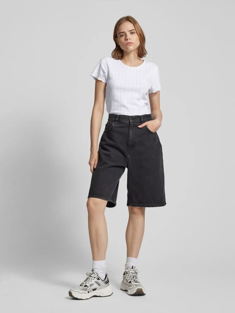 Only Slip met labeldetail in wit