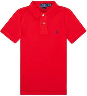Polo Ralph Lauren polo rood Jongens Katoen Polokraag Effen 140 152