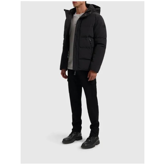 Purewhite Activewear Hooded Winterjas zwart