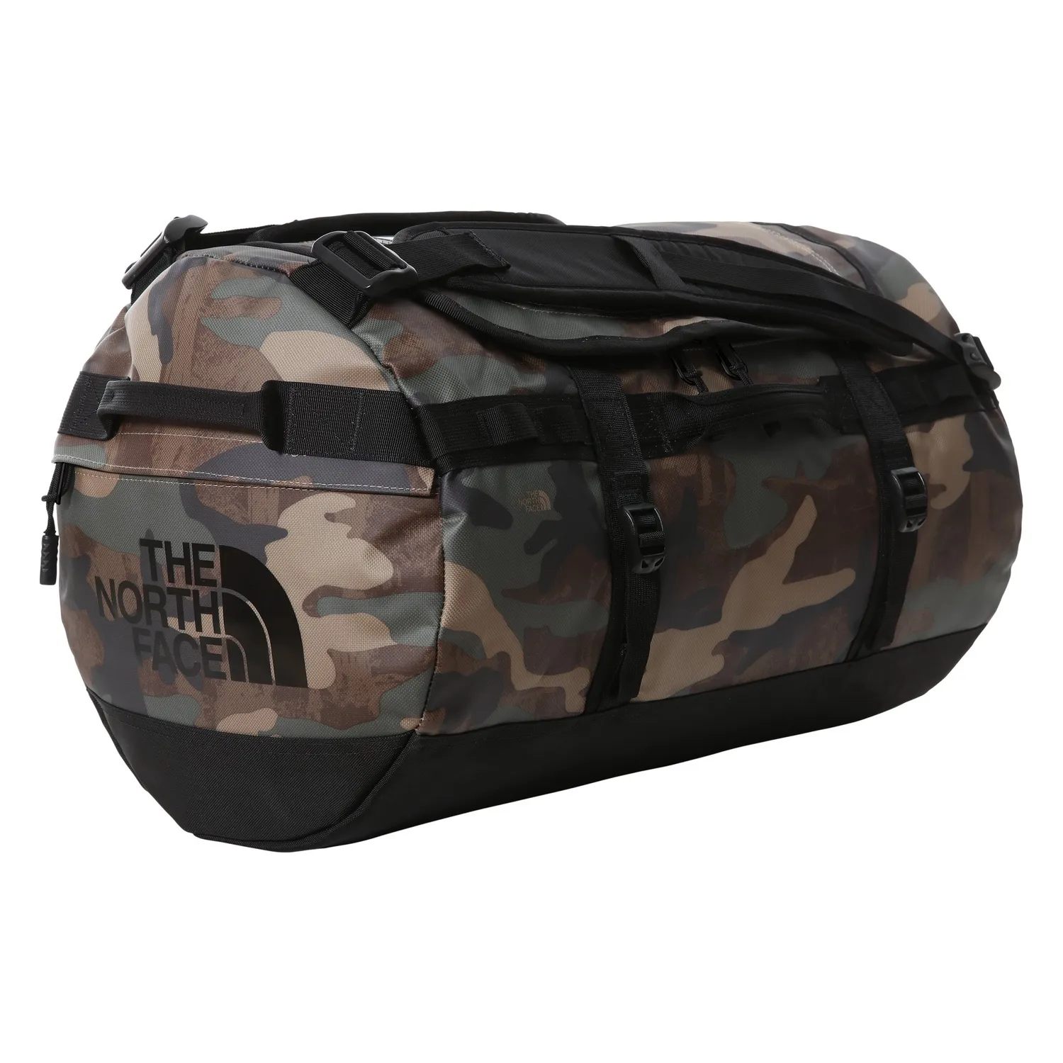 Reistas The North Face Base Camp Duffel S Kelp Tan TNF Camo Print TNF Black