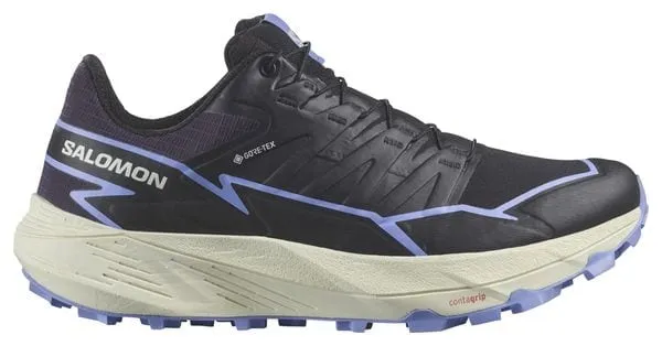 Salomon Thundercross GTX Dameshardloopschoenen Zwart Blauw