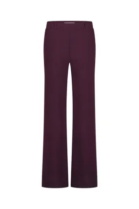 Studio Anneloes, 11964 Lexie bonded trousers-3800 blackberry