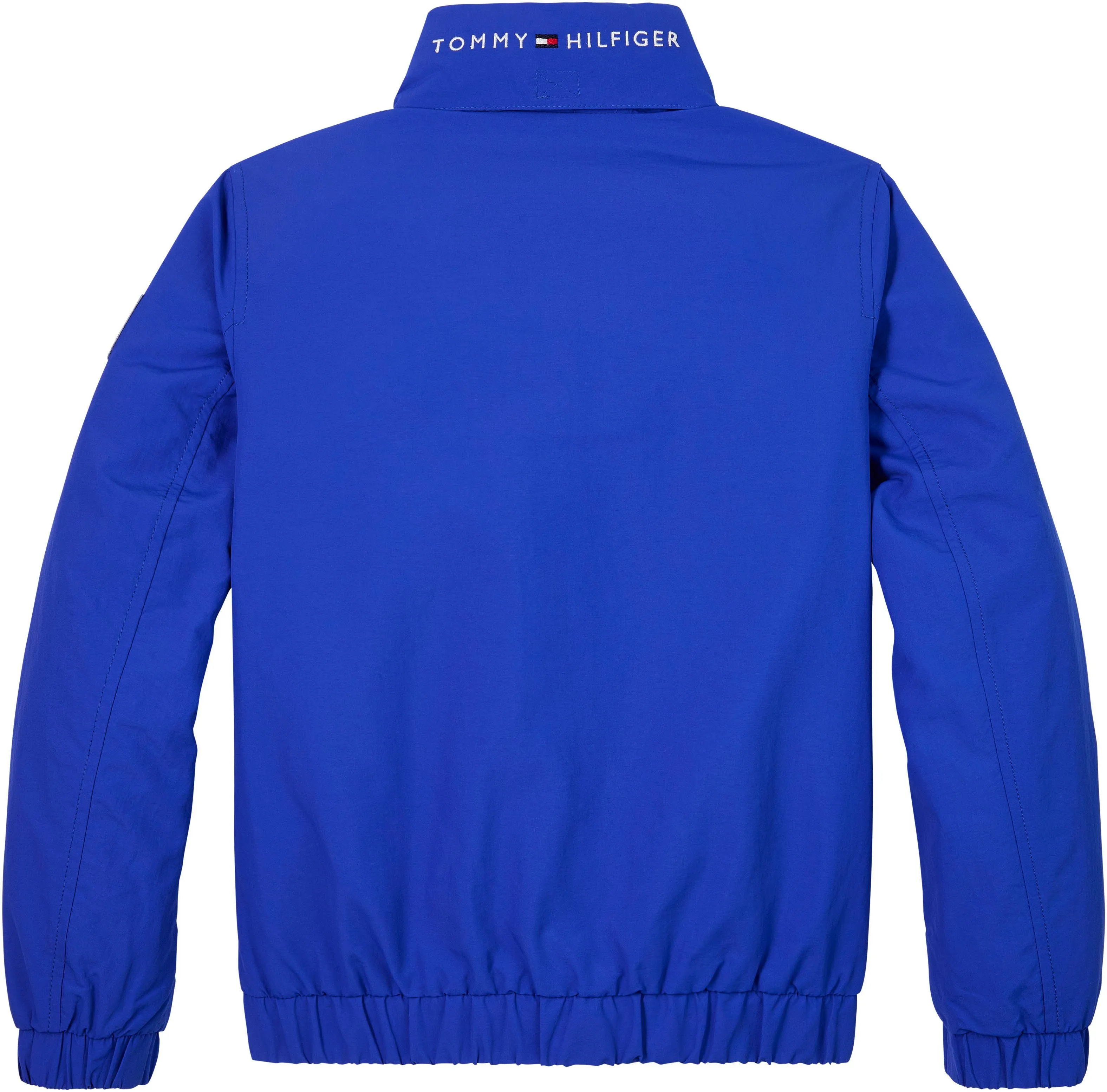 Tommy Hilfiger zomerjas hardblauw Jongens Nylon Opstaande kraag Effen 110