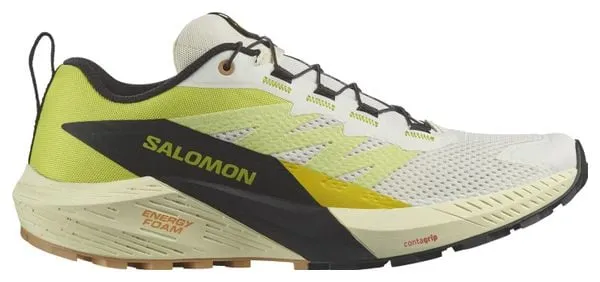 Trailschoenen Salomon Sense Ride 5 Geel Zwart