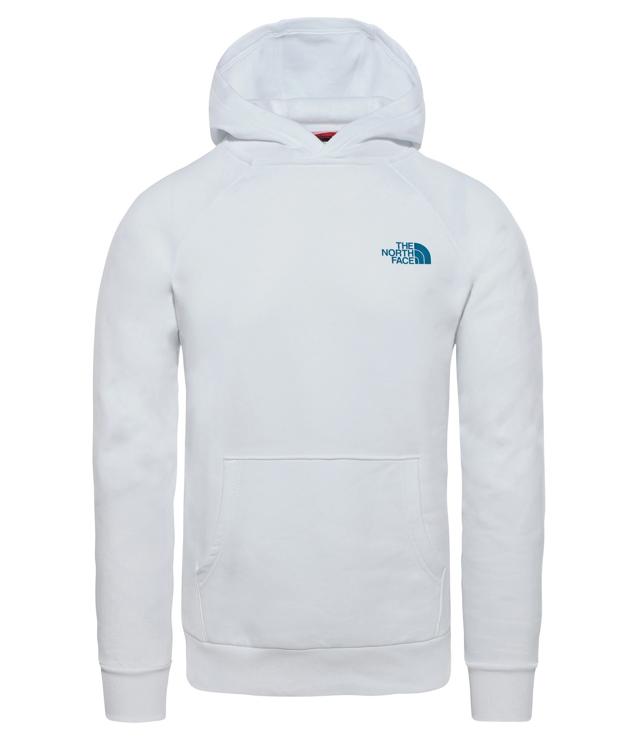 Trui The North Face Men Raglan Red Box Hoodie TNF White Crystal Teal