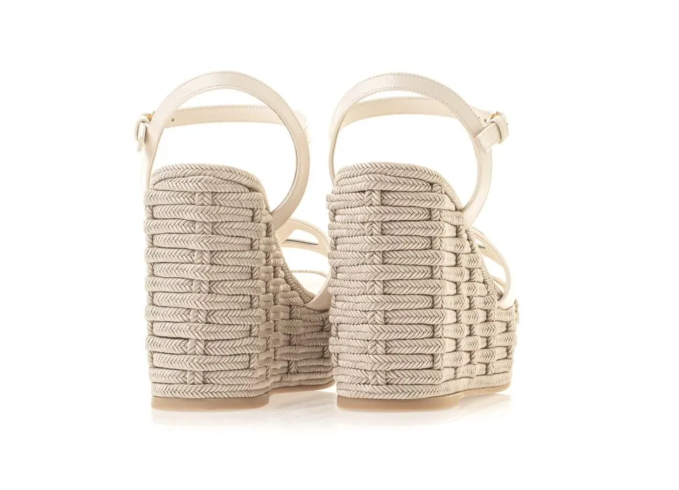 VALENTINO GARAVANI VLOGO CUTOUT WEDGE