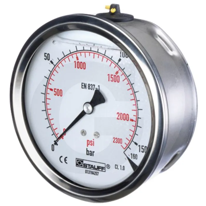WIKA MANOMETER 100 BAR Ø 63MM  1/4"