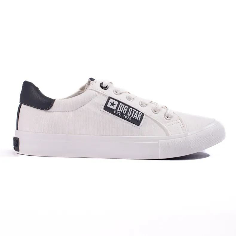 Witte herensneakers JJ174259 van Big Star