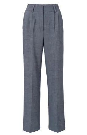 Yaya woven wide leg trousers blue